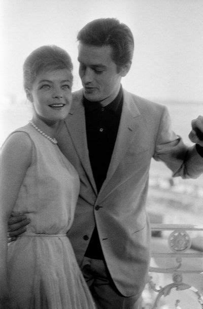 Romy Schneider and Alain Delon under the Mediterranean sun